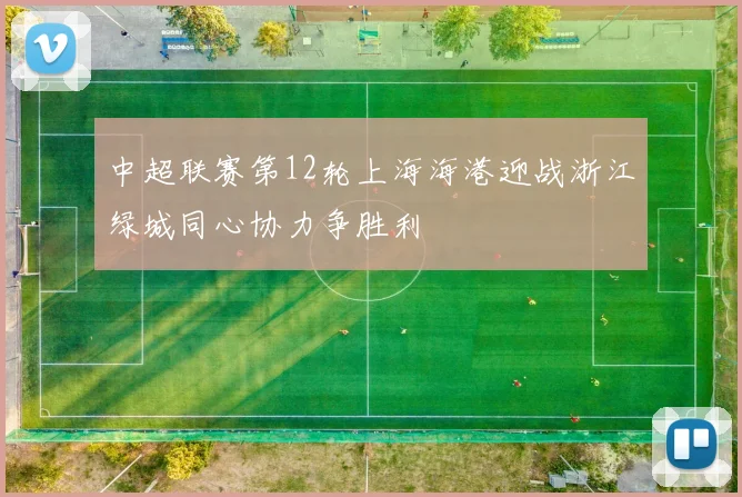 中超联赛第12轮上海海港迎战浙江绿城同心协力争胜利
