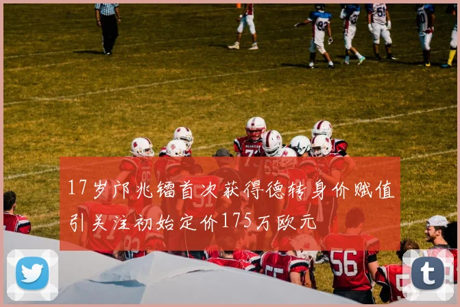 17岁邝兆镭首次获得德转身价赋值引关注初始定价175万欧元